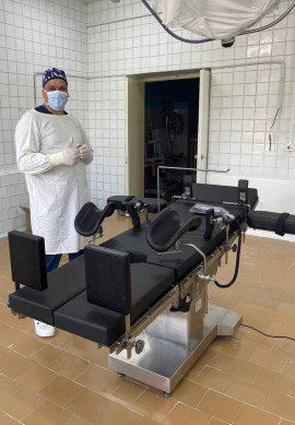Лоран встановила операційний стіл у лікарні Черкаської області